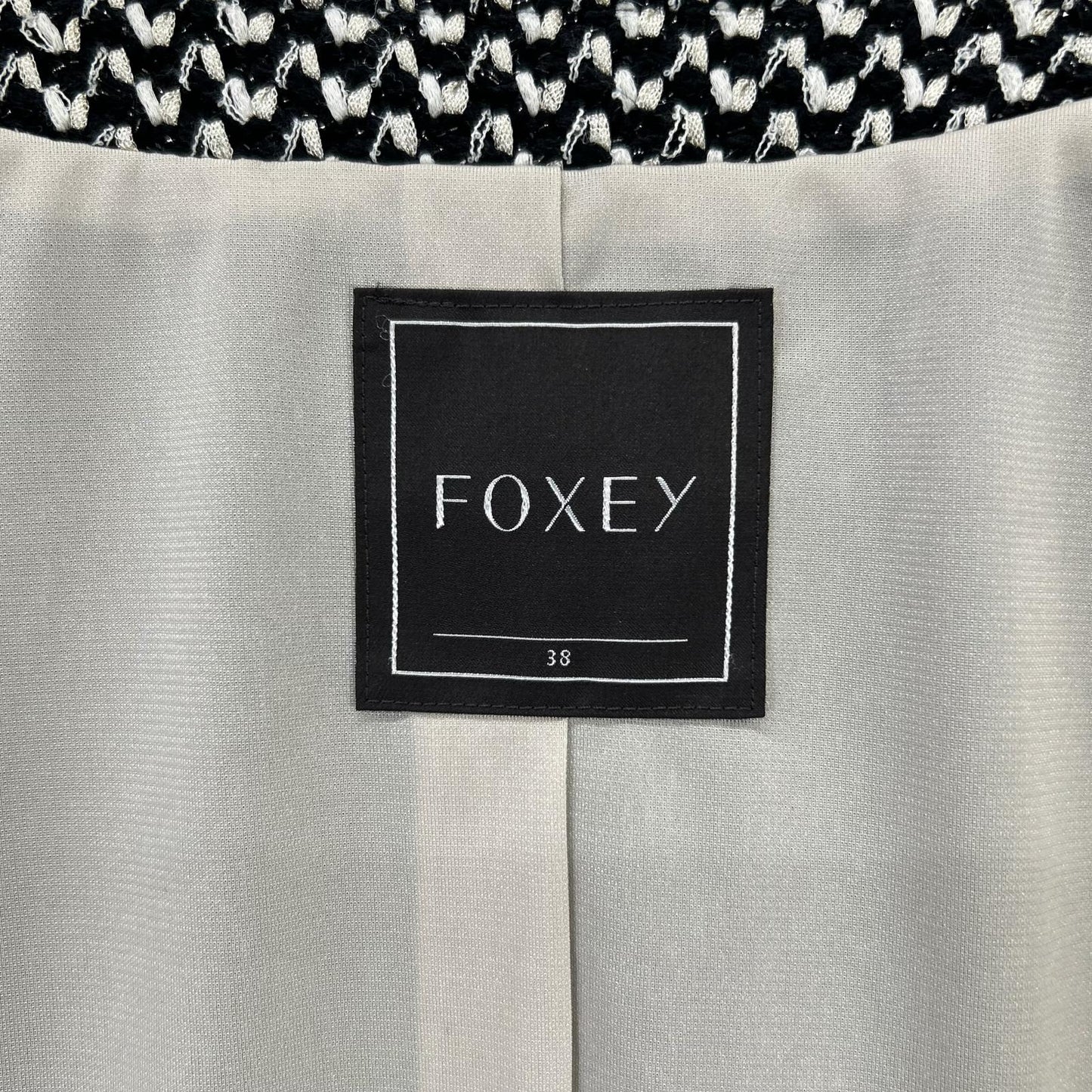 FOXEY 福克斯 35326 铂金斜纹软呢夹克 外套