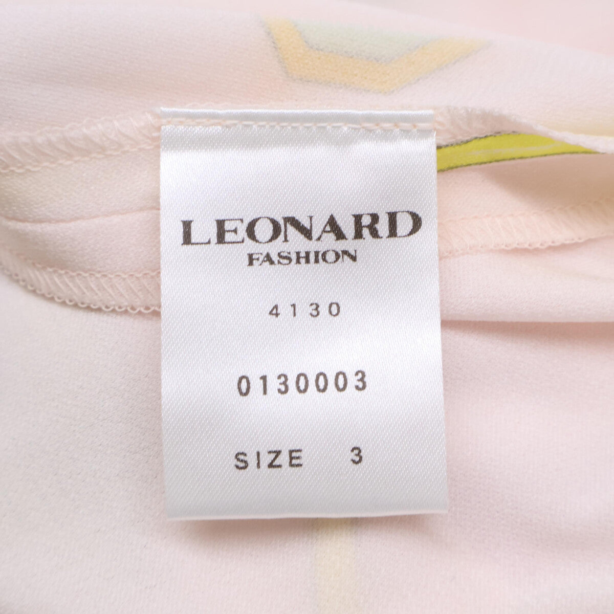 LEONARD 【Like new】0130003T Flower Panel Dress