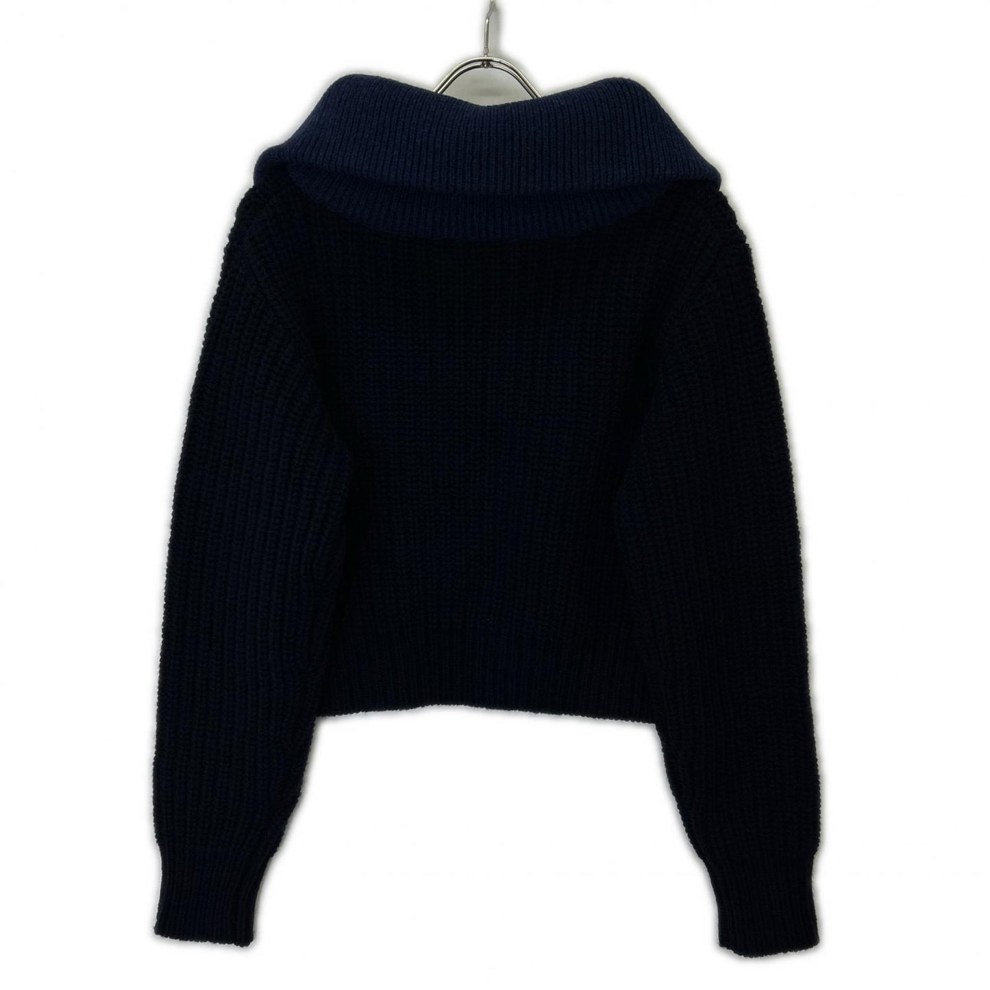 KAPITAL キャピタル K2410KN111 ネイビー 3G ウール 畔編み ZIP UP プルオーバー トップス