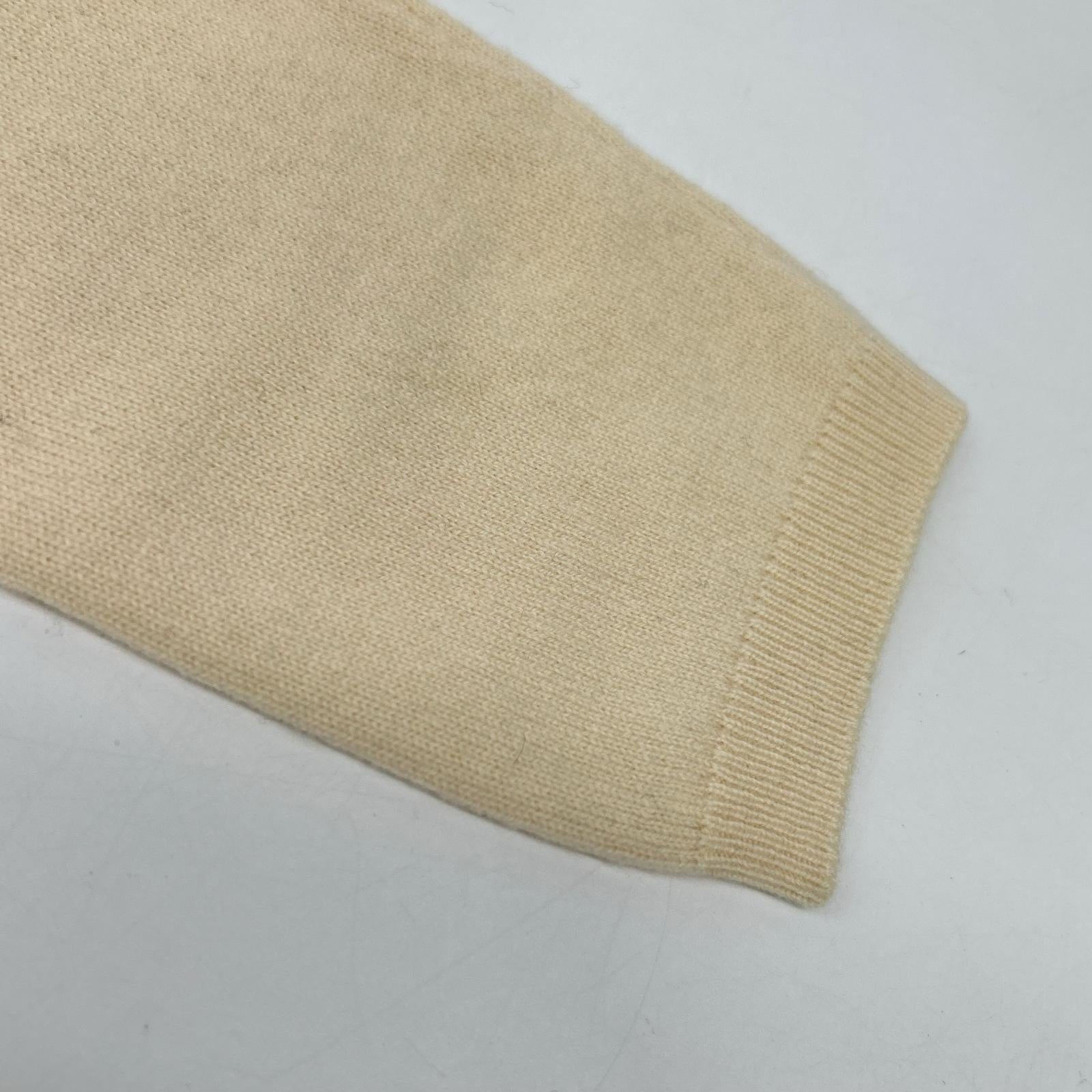 Cruciani JD2102 Beige Cashmere High-Gauge High-Neck Knit Top
