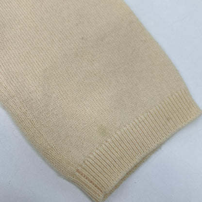 Cruciani JD2102 Beige Cashmere High-Gauge High-Neck Knit Top
