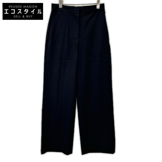 THE ROW 乐道 7240 W2507 delton pant 阔腿裤 黑色 下装