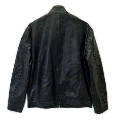 broader ブローダー BRD-032 BRD ベーシック レザー ジャケット ヴィンテージブラック ジャケット