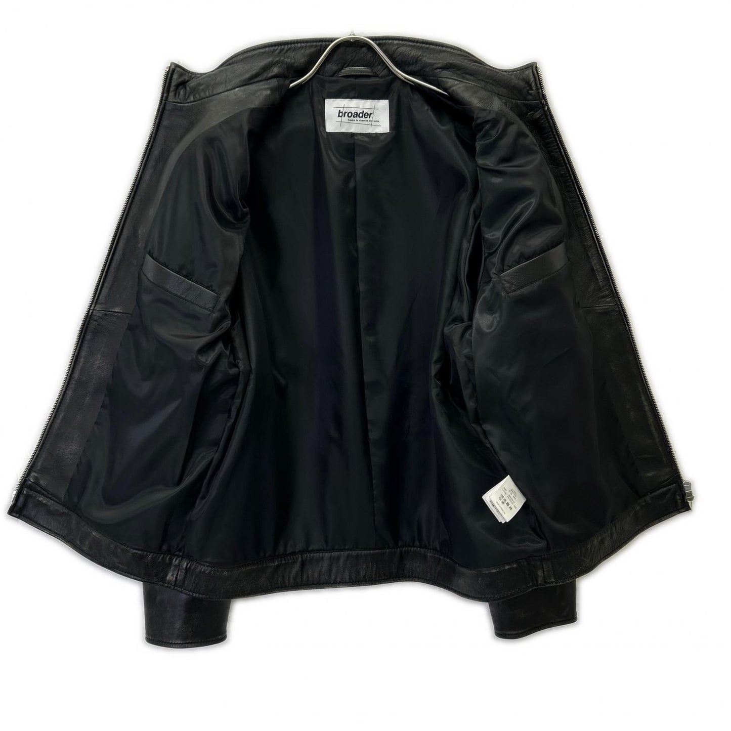 broader ブローダー BRD-032 BRD ベーシック レザー ジャケット ヴィンテージブラック ジャケット