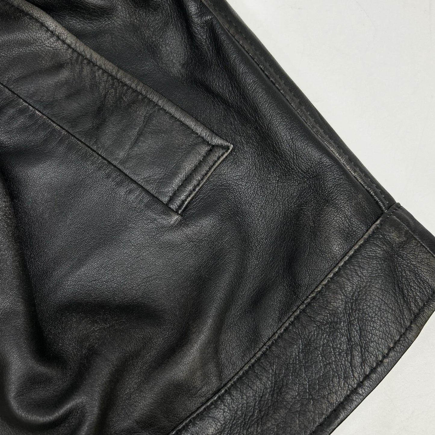 broader ブローダー BRD-032 BRD ベーシック レザー ジャケット ヴィンテージブラック ジャケット