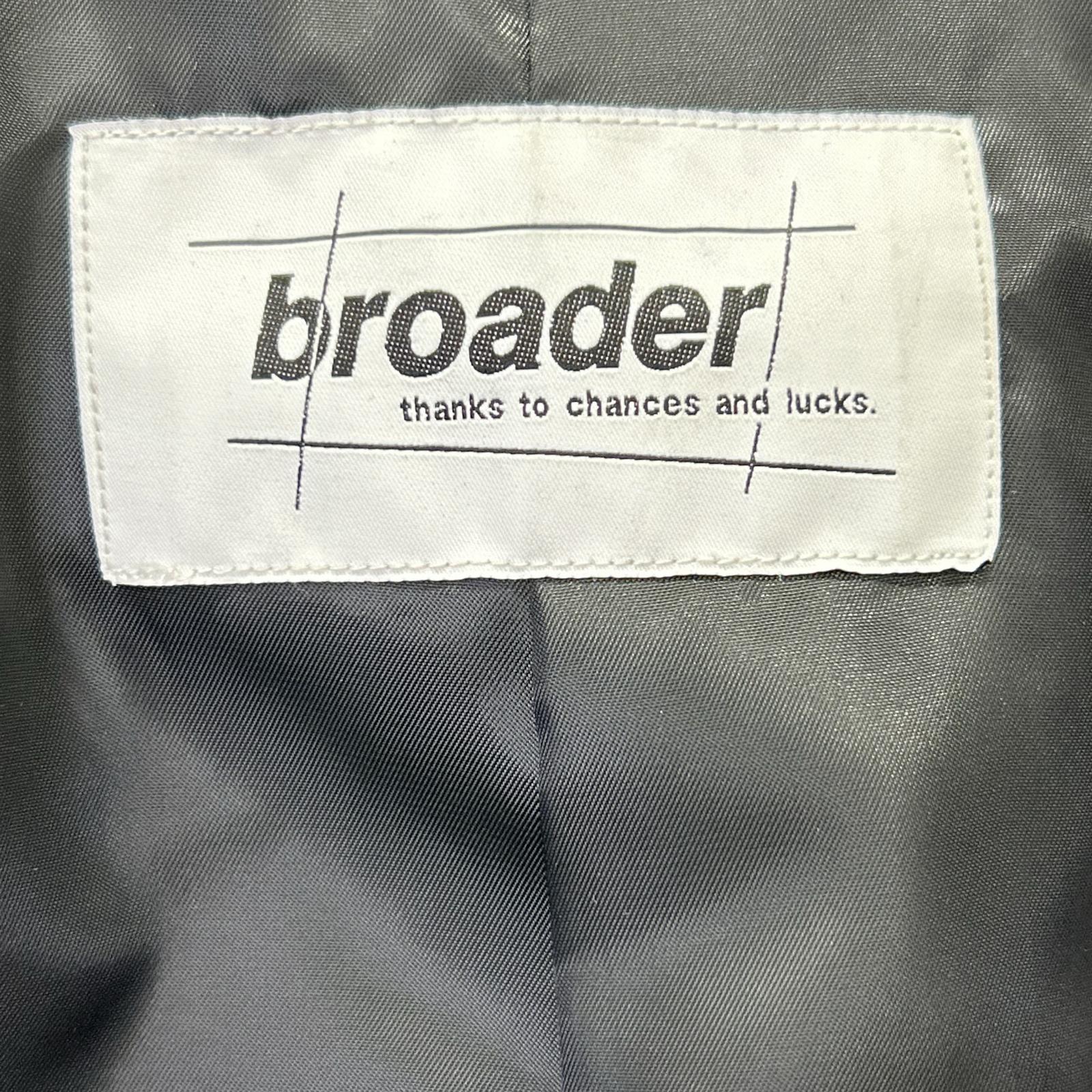 broader ブローダー BRD-032 BRD ベーシック レザー ジャケット ヴィンテージブラック ジャケット