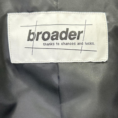 broader ブローダー BRD-032 BRD ベーシック レザー ジャケット ヴィンテージブラック ジャケット