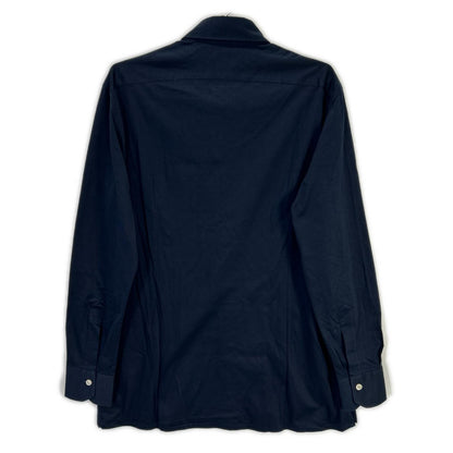 Kiton キートン UMCNERK06R49 ネラーノ コットンジャージー ネイビーシャツ トップス