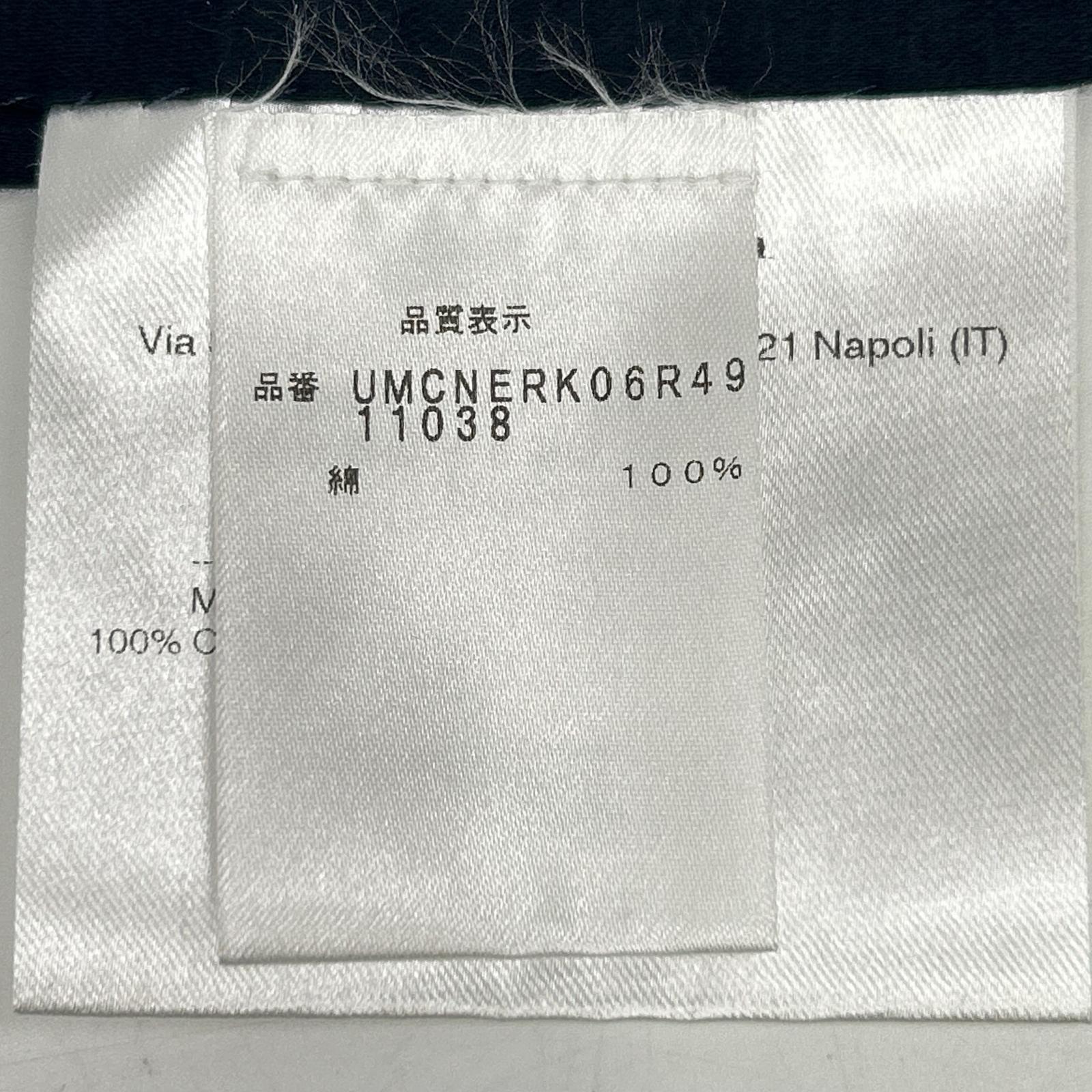 Kiton キートン UMCNERK06R49 ネラーノ コットンジャージー ネイビーシャツ トップス