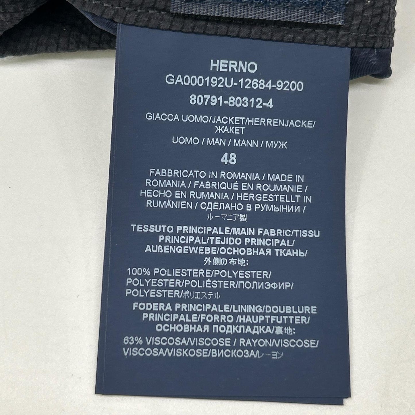 GA000192U/PT000093U 12684 ﾈｲﾋﾞｰ ｼｱｻｯｶｰ ｾｯﾄｱｯﾌﾟ スーツ セットアップ 48 メンズ