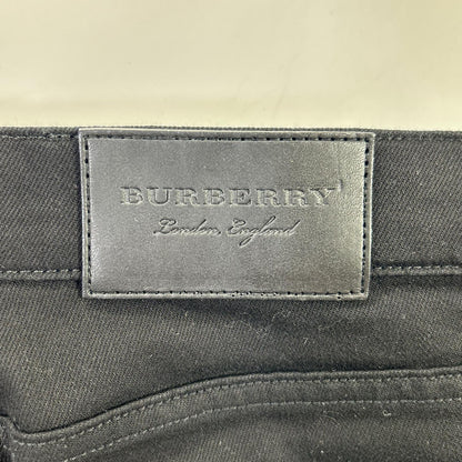 BURBERRY バーバリー 4003464 ストレート ブラックデニム ボトムス