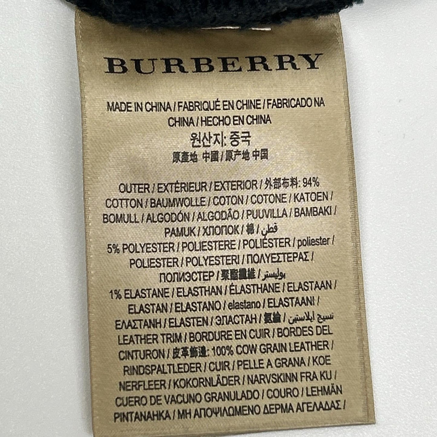 BURBERRY バーバリー 4003464 ストレート ブラックデニム ボトムス