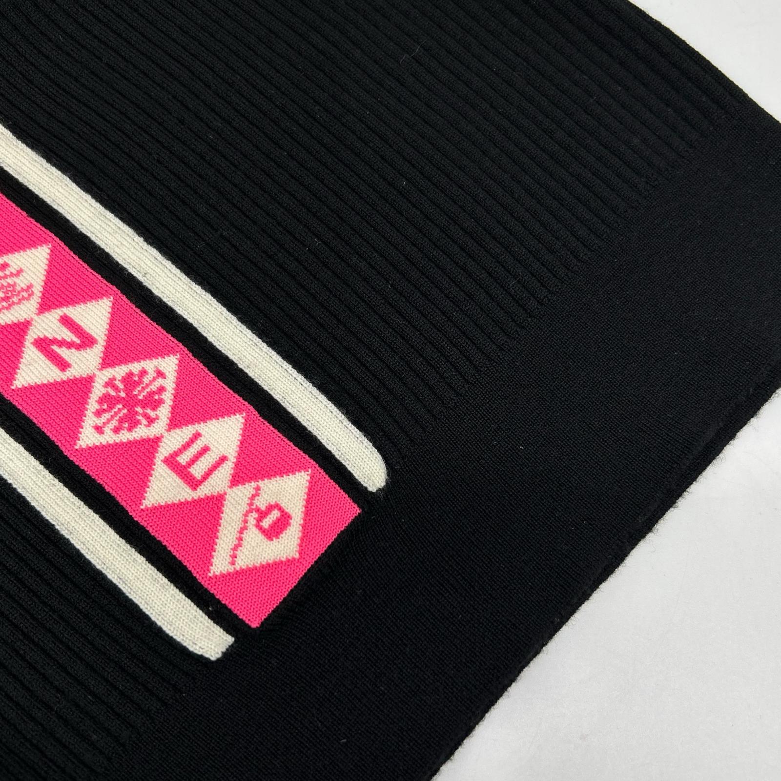 CHANEL シャネル P62182 K47536 ロゴライン ハイネックリブニット トップス