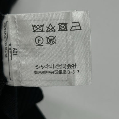 CHANEL シャネル P62182 K47536 ロゴライン ハイネックリブニット トップス