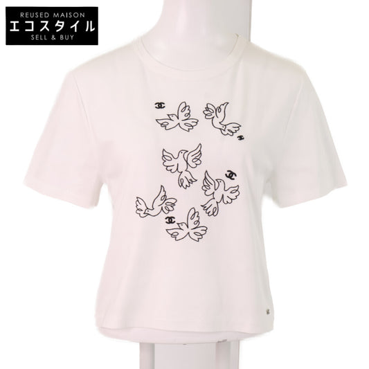 CHANEL シャネル 【美品/国内正規】P72139K10336 クルーズコレクション ジャン・コクトー 半袖Tシャツ トップス