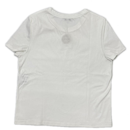 CHANEL シャネル P64269K60251 ココマークブローチ ホワイト Tシャツ トップス