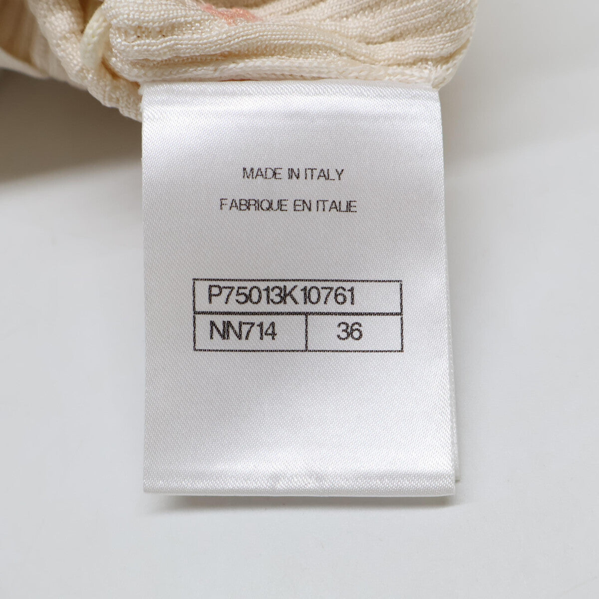 CHANEL シャネル P75013 K10761 ココマーク パールビジュー シルクニットワンピ ワンピース