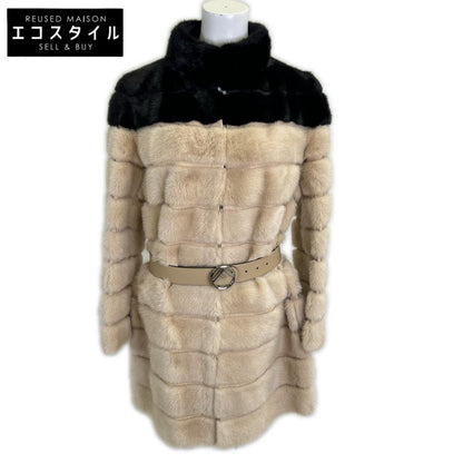 FENDI フェンディ FNF93C ウエストベルト ミンク コート
