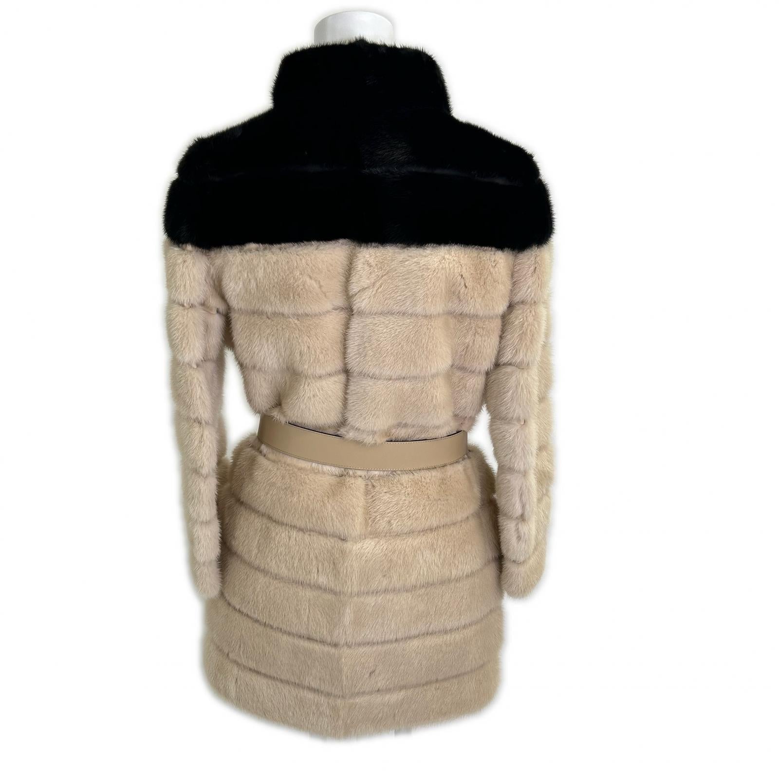 FENDI フェンディ FNF93C ウエストベルト ミンク コート