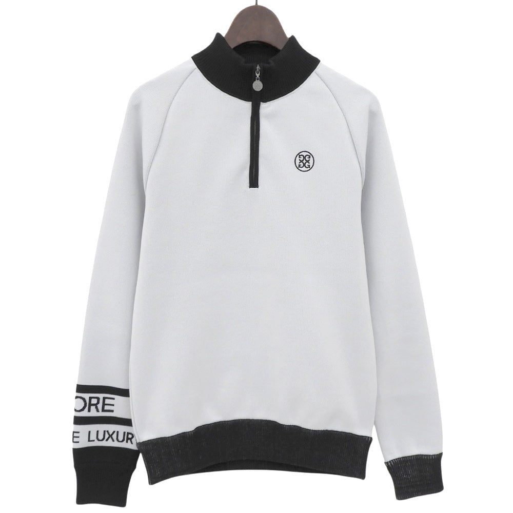 G/FORE ジーフォア 美品 ハーフジップ トラックトップ トップス レディース グレー×ブラック 073215753 トップス