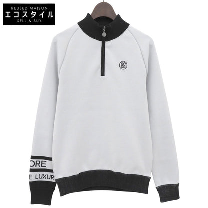 G/FORE ジーフォア 美品 ハーフジップ トラックトップ トップス レディース グレー×ブラック 073215753 トップス