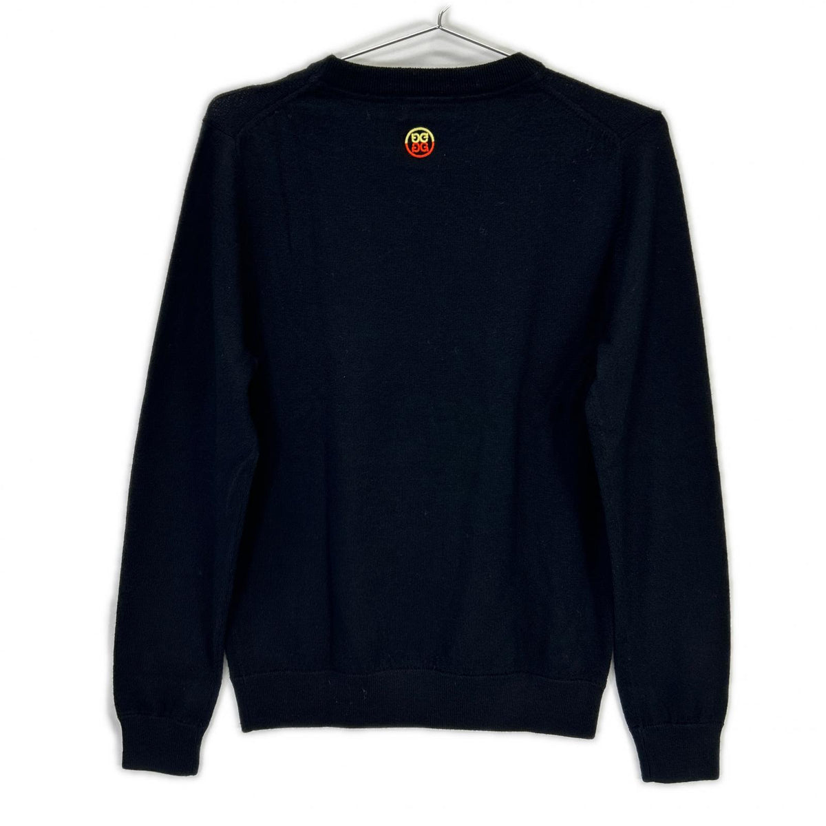 G/FORE ジーフォア 073214757 black logo-embroidered knit top