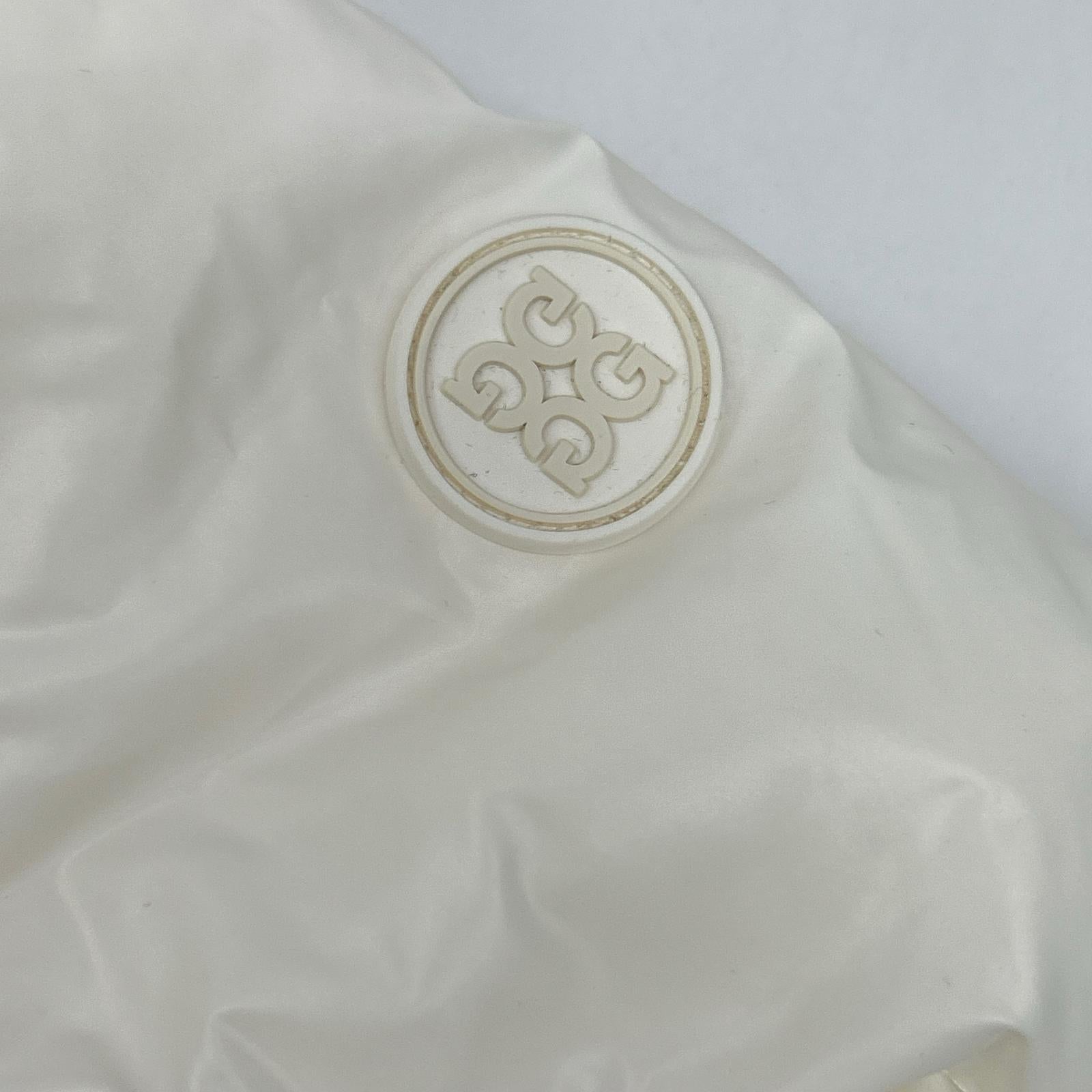 G/FORE 洁福尔 073534154 白色 羊羔绒蝙蝠袖短款羽绒夹克