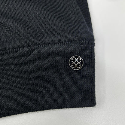 G/FORE 纪梵之狐 073215763 Logo刺绣 羊绒×真丝 圆领针织衫 上衣