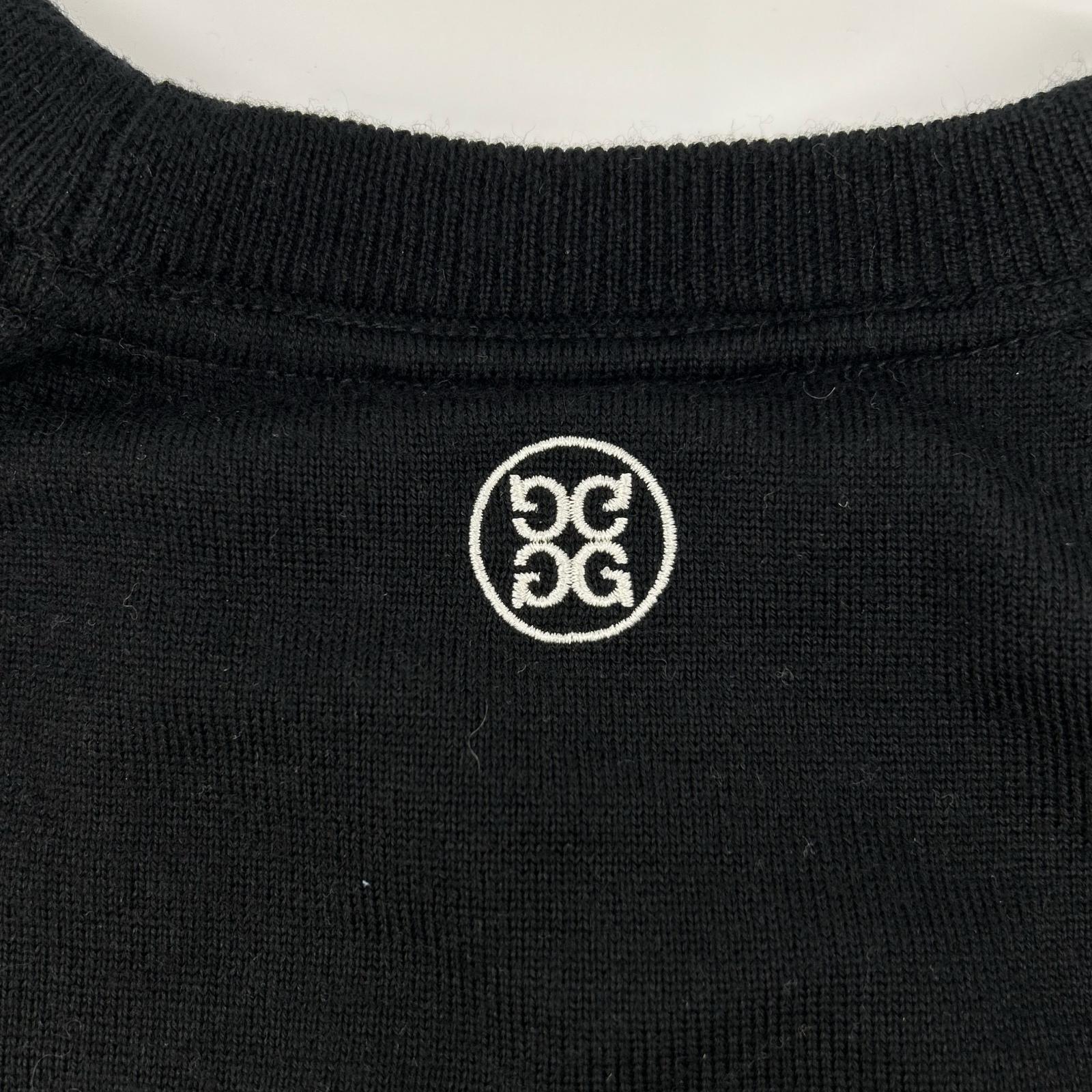 G/FORE 纪梵之狐 073215763 Logo刺绣 羊绒×真丝 圆领针织衫 上衣