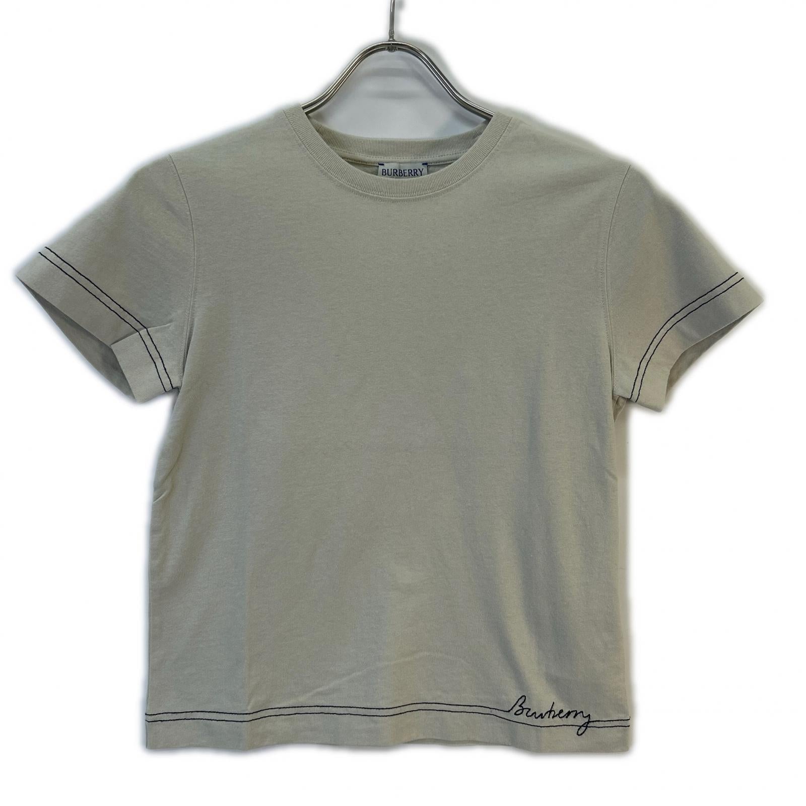 BURBERRY Daniel Lee Era 8094283 Burberry Embroidered Crew Neck T-Shirt Tops