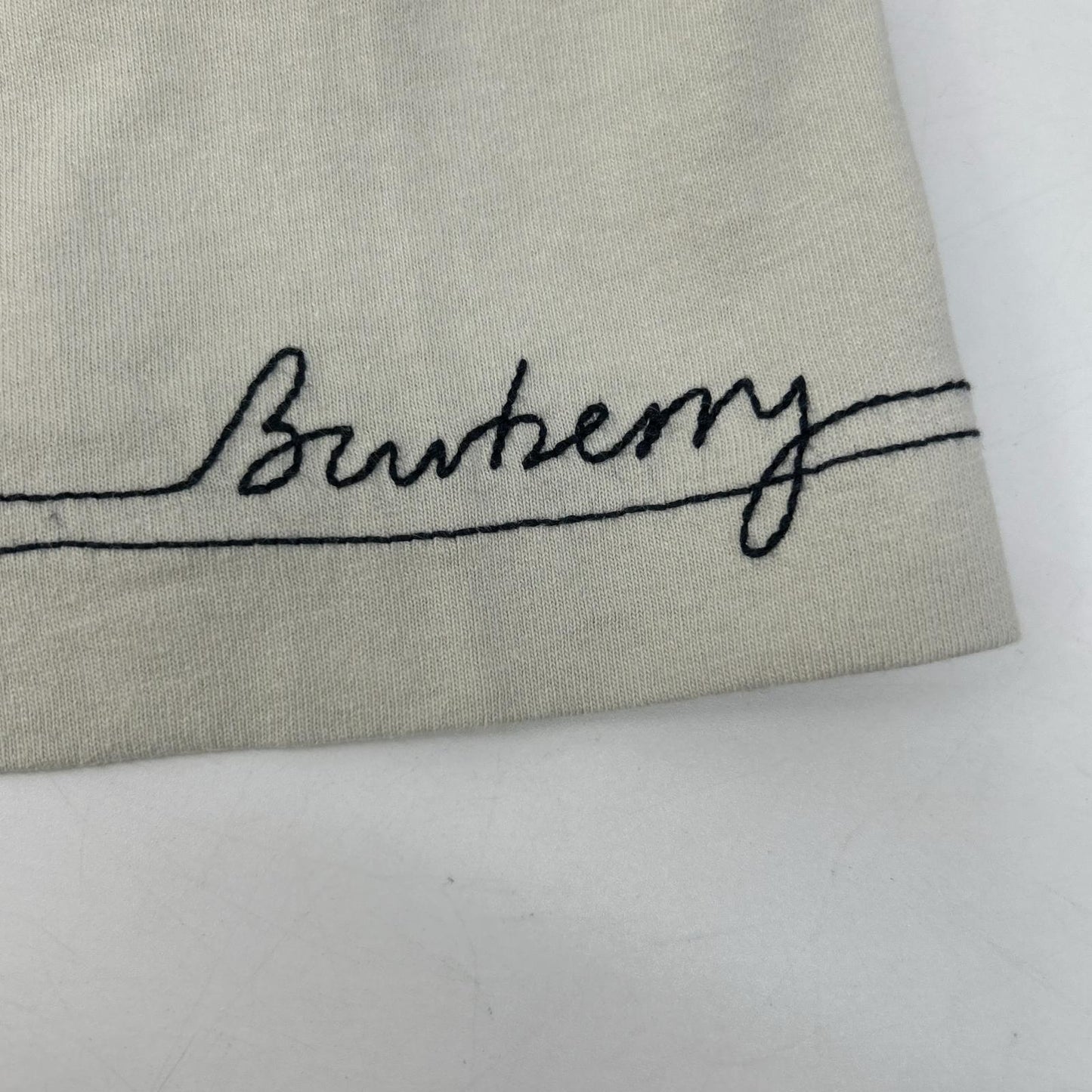 BURBERRY Daniel Lee Era 8094283 Burberry Embroidered Crew Neck T-Shirt Tops