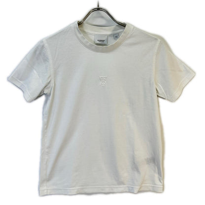 BURBERRY バーバリー リカルド期 8015186 TBロゴ ホワイト クルーネックTシャツ トップス