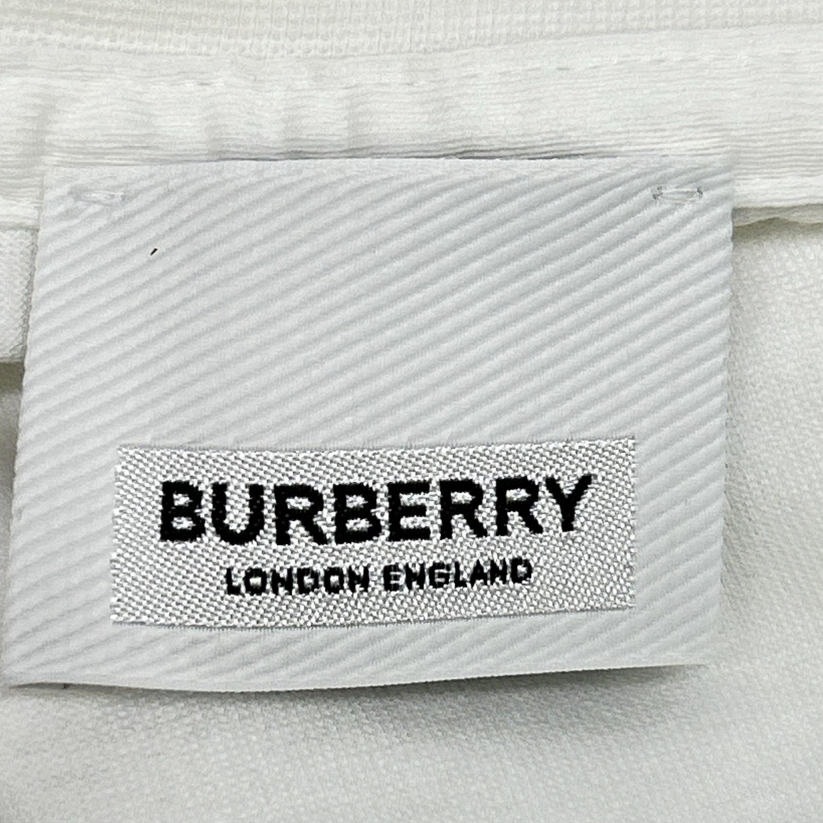 BURBERRY バーバリー リカルド期 8015186 TBロゴ ホワイト クルーネックTシャツ トップス