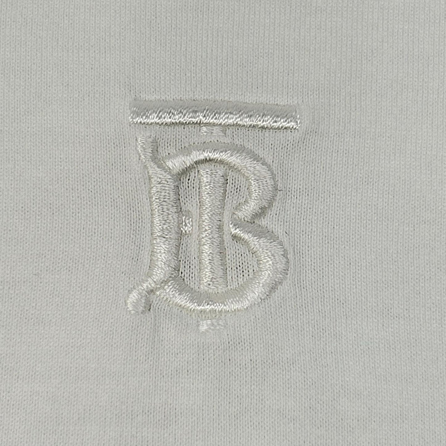BURBERRY バーバリー リカルド期 8015186 TBロゴ ホワイト クルーネックTシャツ トップス
