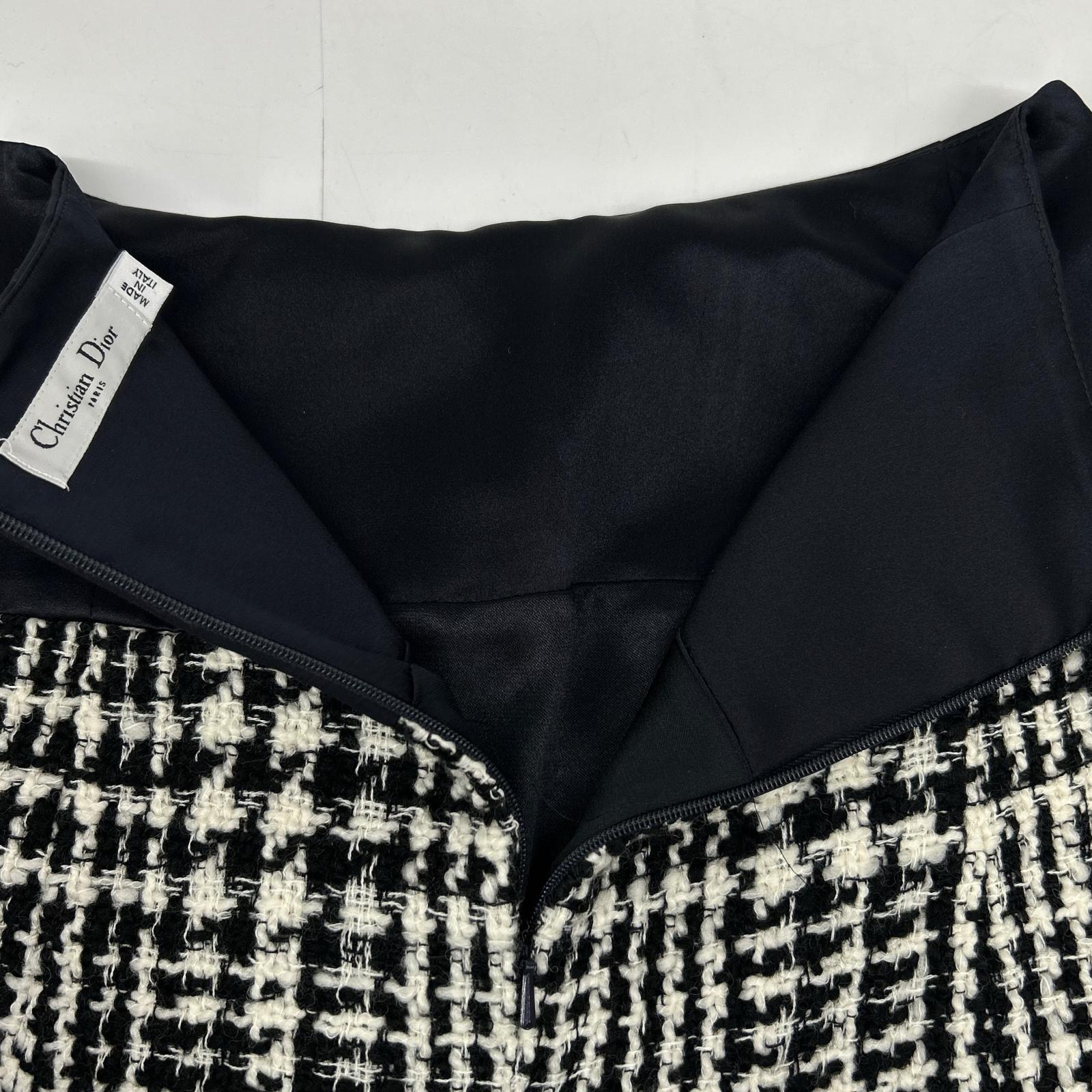 Christian Dior クリスチャンディオール 03SS 3A21105A1131/3A21327D1131 ガリアーノ期 ツイードセットアップ スーツ セットアップ