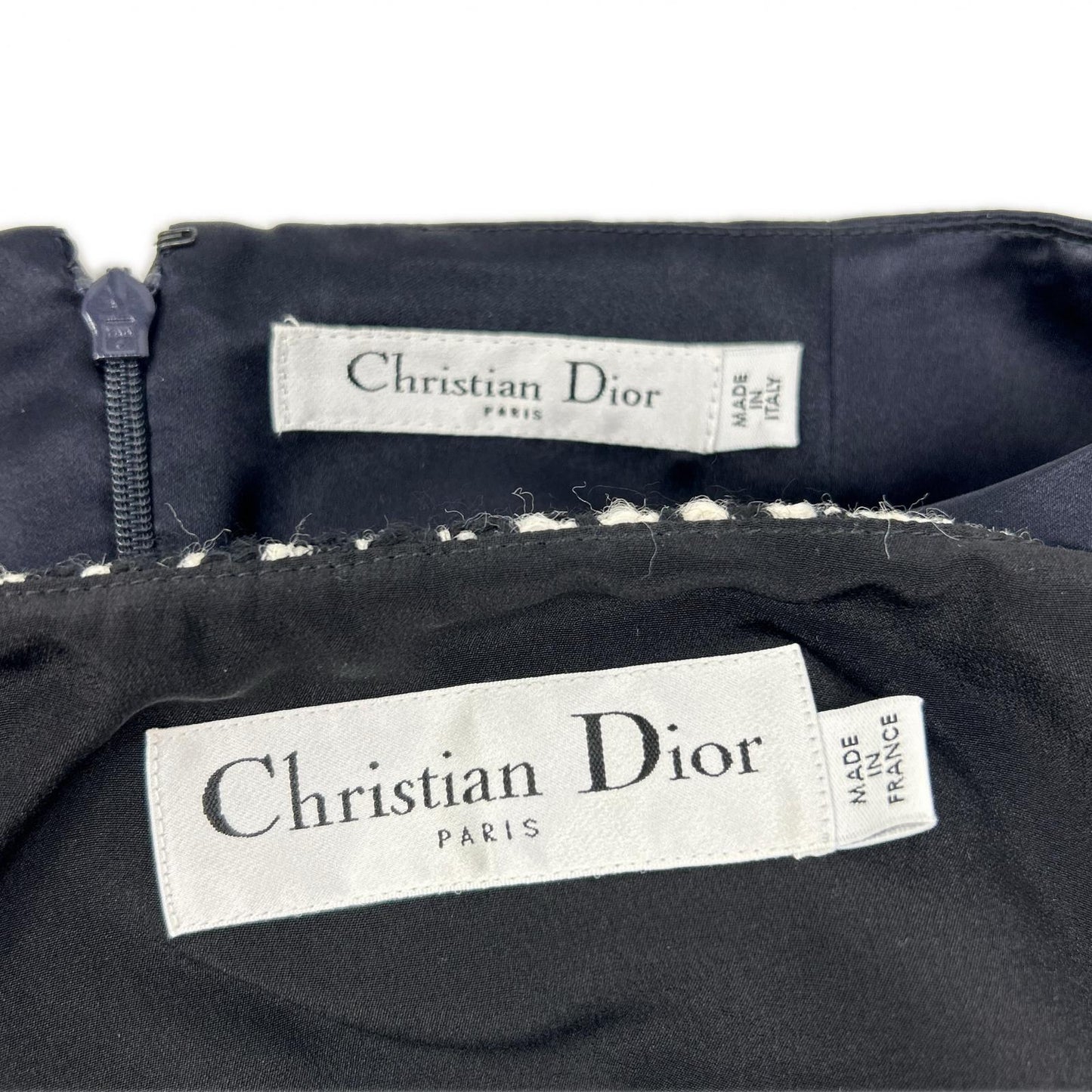 Christian Dior クリスチャンディオール 03SS 3A21105A1131/3A21327D1131 ガリアーノ期 ツイードセットアップ スーツ セットアップ