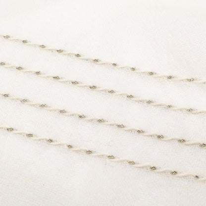 CHANEL シャネル 【美品】ココマーク チェーン刺繍 ウール ストール