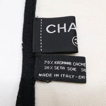 CHANEL シャネル ココマーク刺繍 カシミヤ/シルク ストール