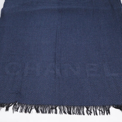 CHANEL シャネル 【美品】ココマーク CHANELロゴ カシミヤ/シルク ストール