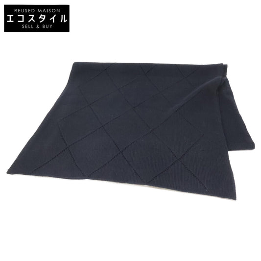 CHANEL シャネル 【美品】ココマーク カシミヤ マフラー