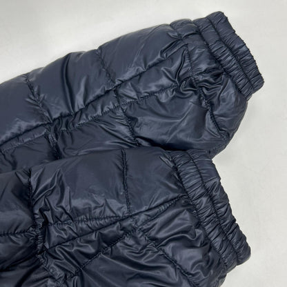 LOUIS VUITTON ルイヴィトン H9B44W ネイビー キルティング ジップアップ ロゴパッチ ダウンジャケット ジャケット