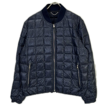 LOUIS VUITTON ルイヴィトン H9B44W ネイビー キルティング ジップアップ ロゴパッチ ダウンジャケット ジャケット