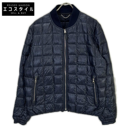 LOUIS VUITTON ルイヴィトン H9B44W ネイビー キルティング ジップアップ ロゴパッチ ダウンジャケット ジャケット