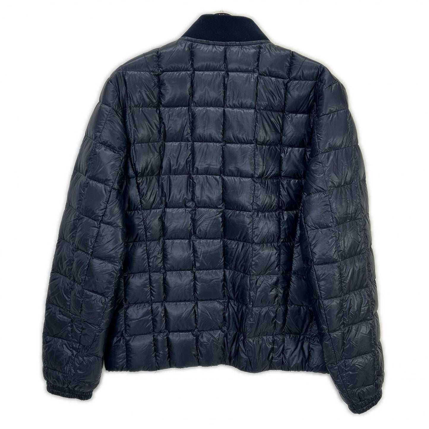 LOUIS VUITTON ルイヴィトン H9B44W ネイビー キルティング ジップアップ ロゴパッチ ダウンジャケット ジャケット