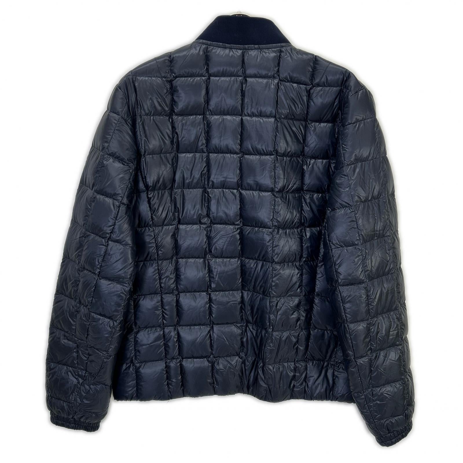 LOUIS VUITTON ルイヴィトン H9B44W ネイビー キルティング ジップアップ ロゴパッチ ダウンジャケット ジャケット