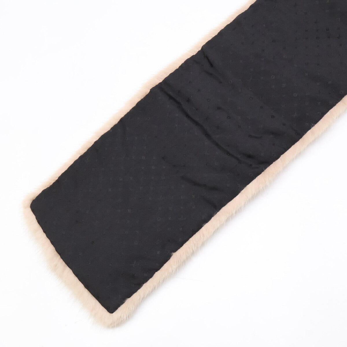 [Excellent Condition] M75761 Echarpe Monogram Mink Tippet Scarf for Women