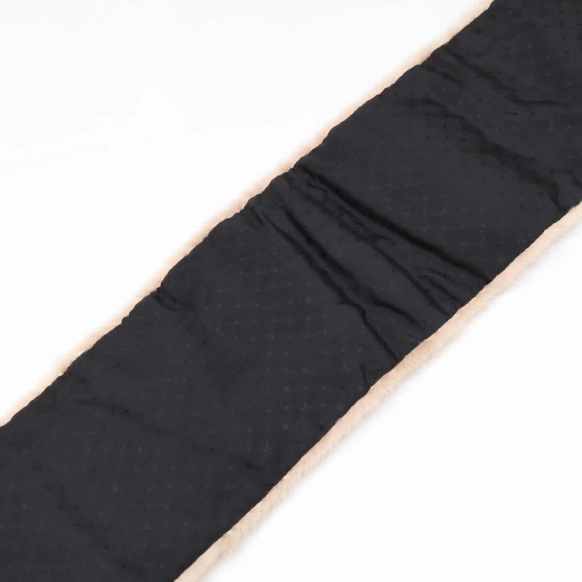 [Excellent Condition] M75761 Echarpe Monogram Mink Tippet Scarf for Women