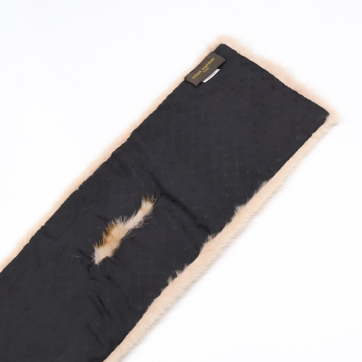 【美品】M75761 Écharpe Monogram Mink 女士围巾