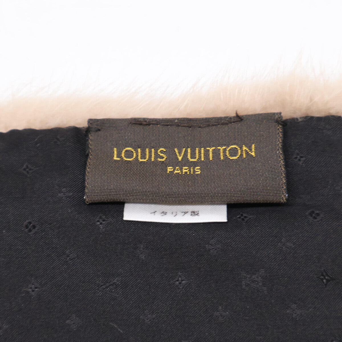 [Excellent Condition] M75761 Echarpe Monogram Mink Tippet Scarf for Women