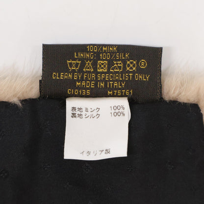 [Excellent Condition] M75761 Echarpe Monogram Mink Tippet Scarf for Women